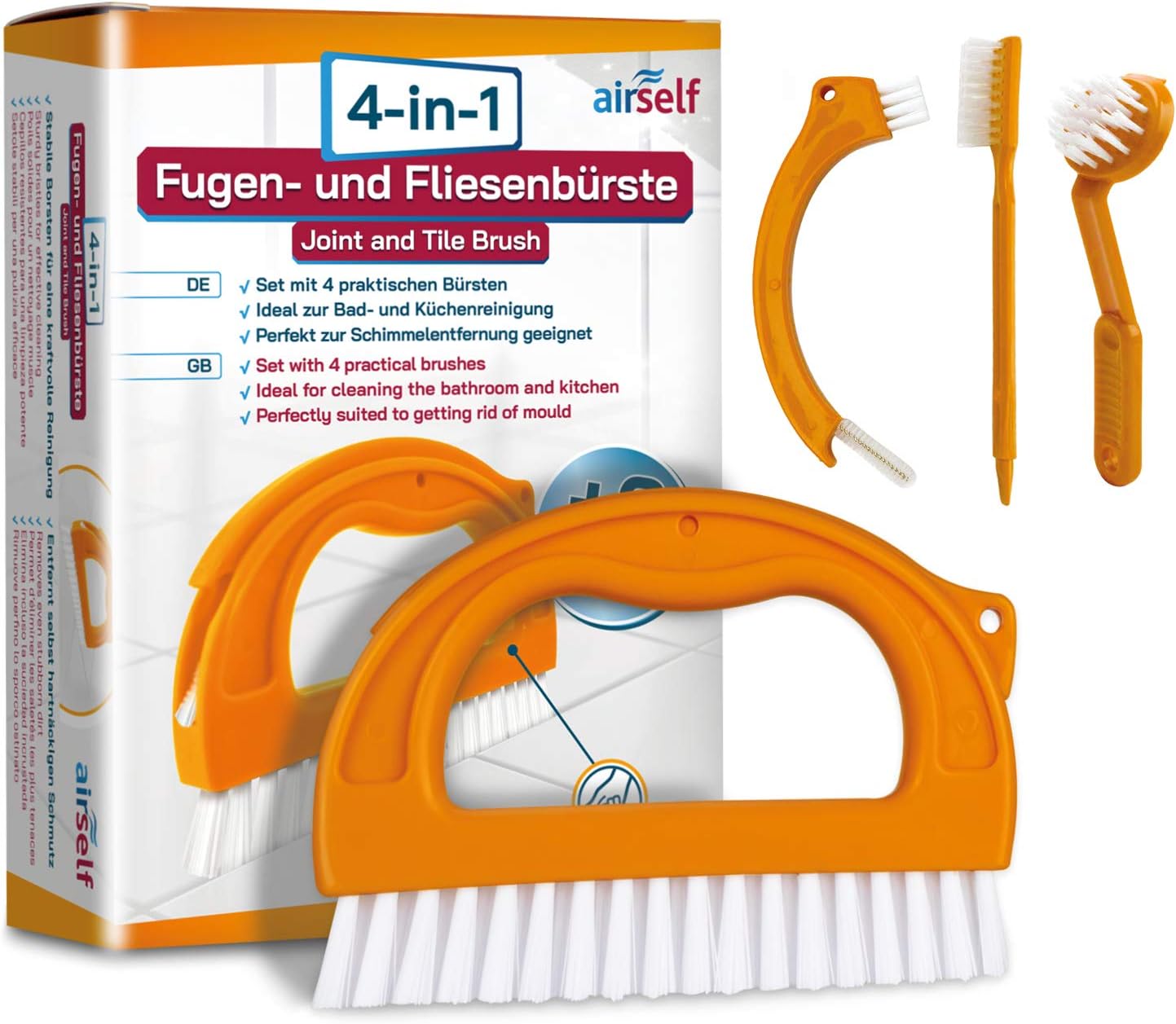 airself Fugenbürste & Fliesenbürste